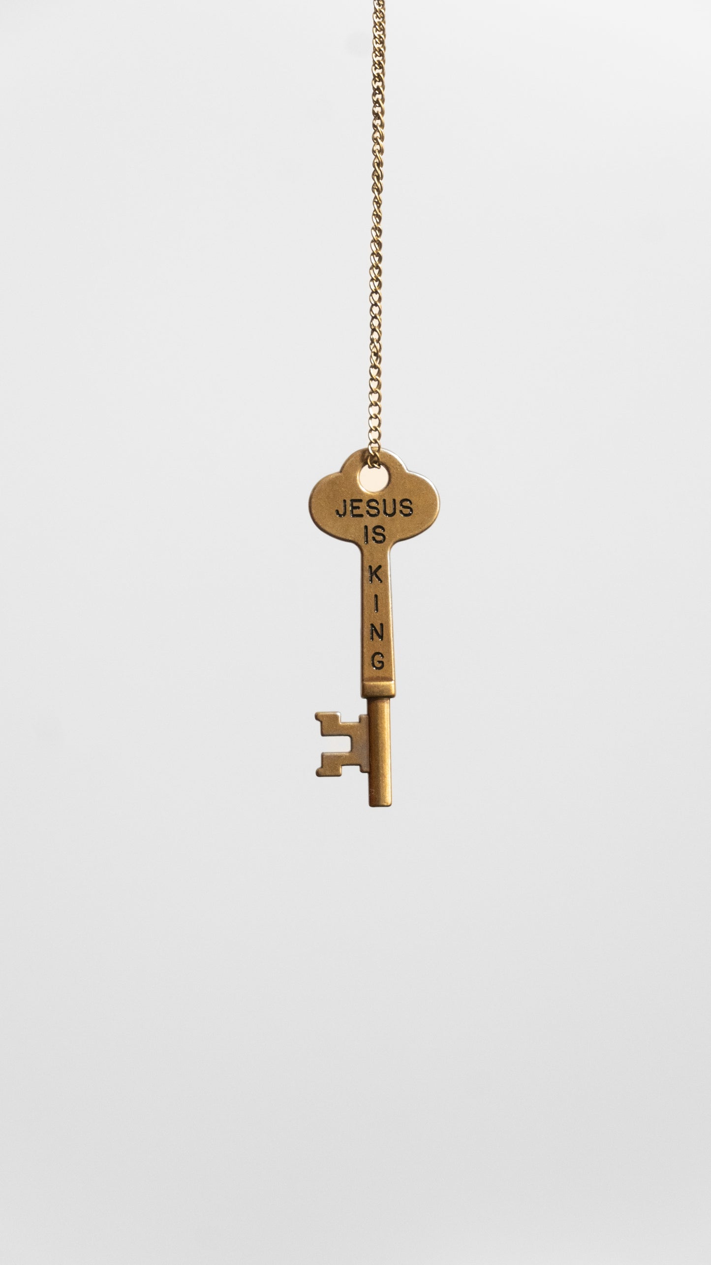 Jesus Is King – Key Necklace