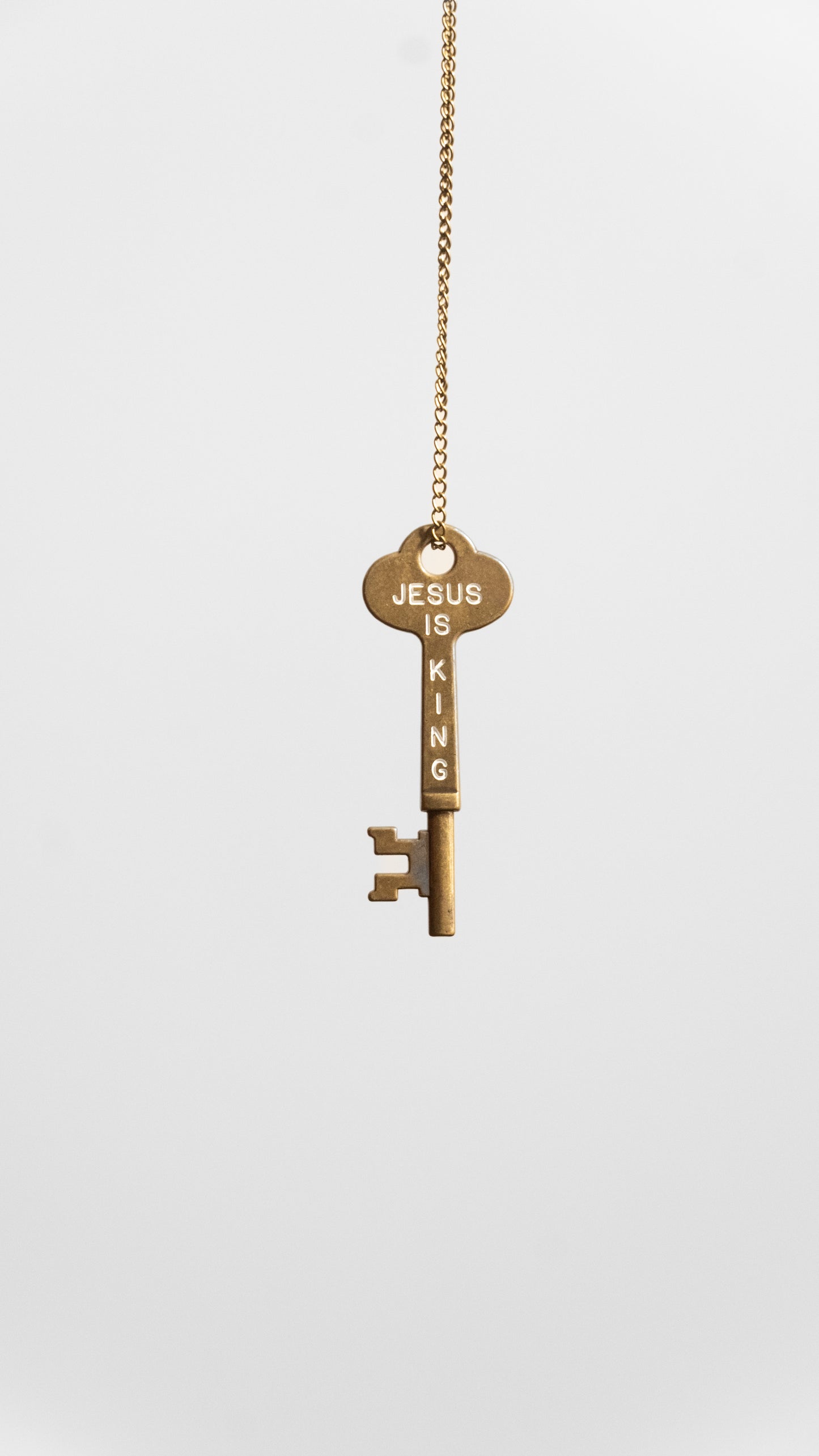 Jesus Is King – Key Necklace
